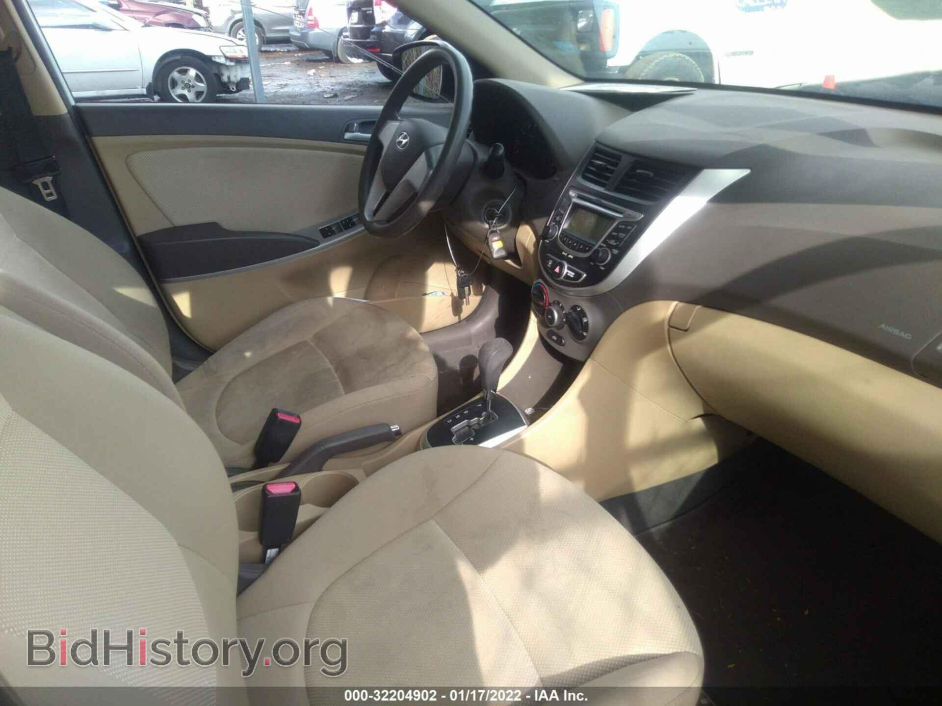 2013 HYUNDAI ACCENT - VIN: KMHCT4AEXDU323097 - Фото 5