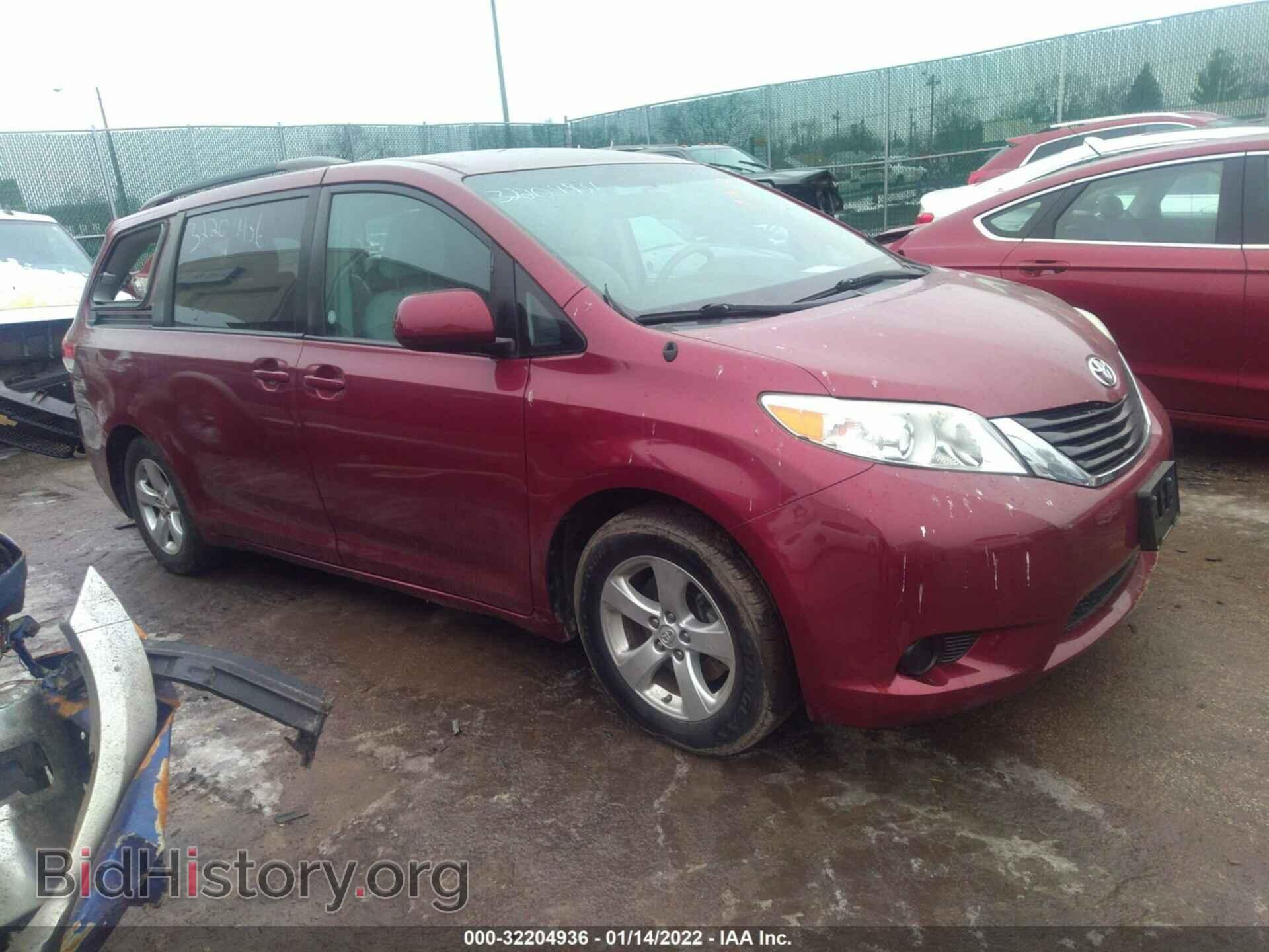 Photo 5TDKK3DC3DS289242 - TOYOTA SIENNA 2013