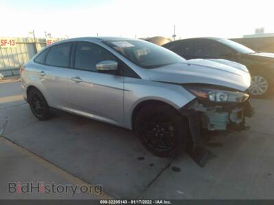 2016 Ford FOCUS SE, silver — VIN 1FADP3F28GL383112, IAAI