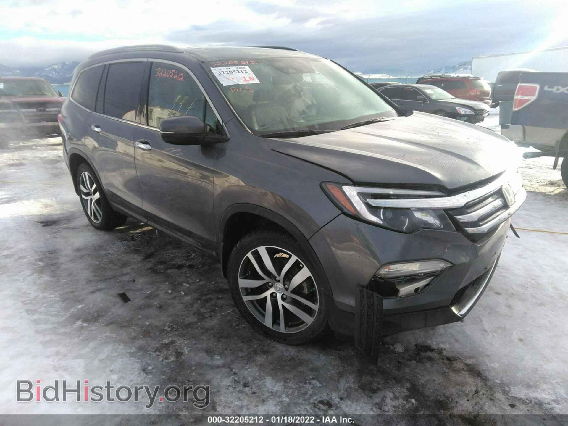 Фотография 5FNYF6H08GB119936 - HONDA PILOT 2016