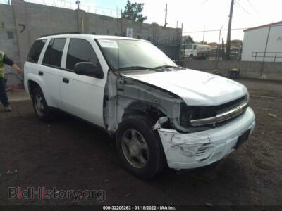 2007 Chevrolet TRAILBLAZER LS, white — VIN 1GNDS13S272185771, IAAI