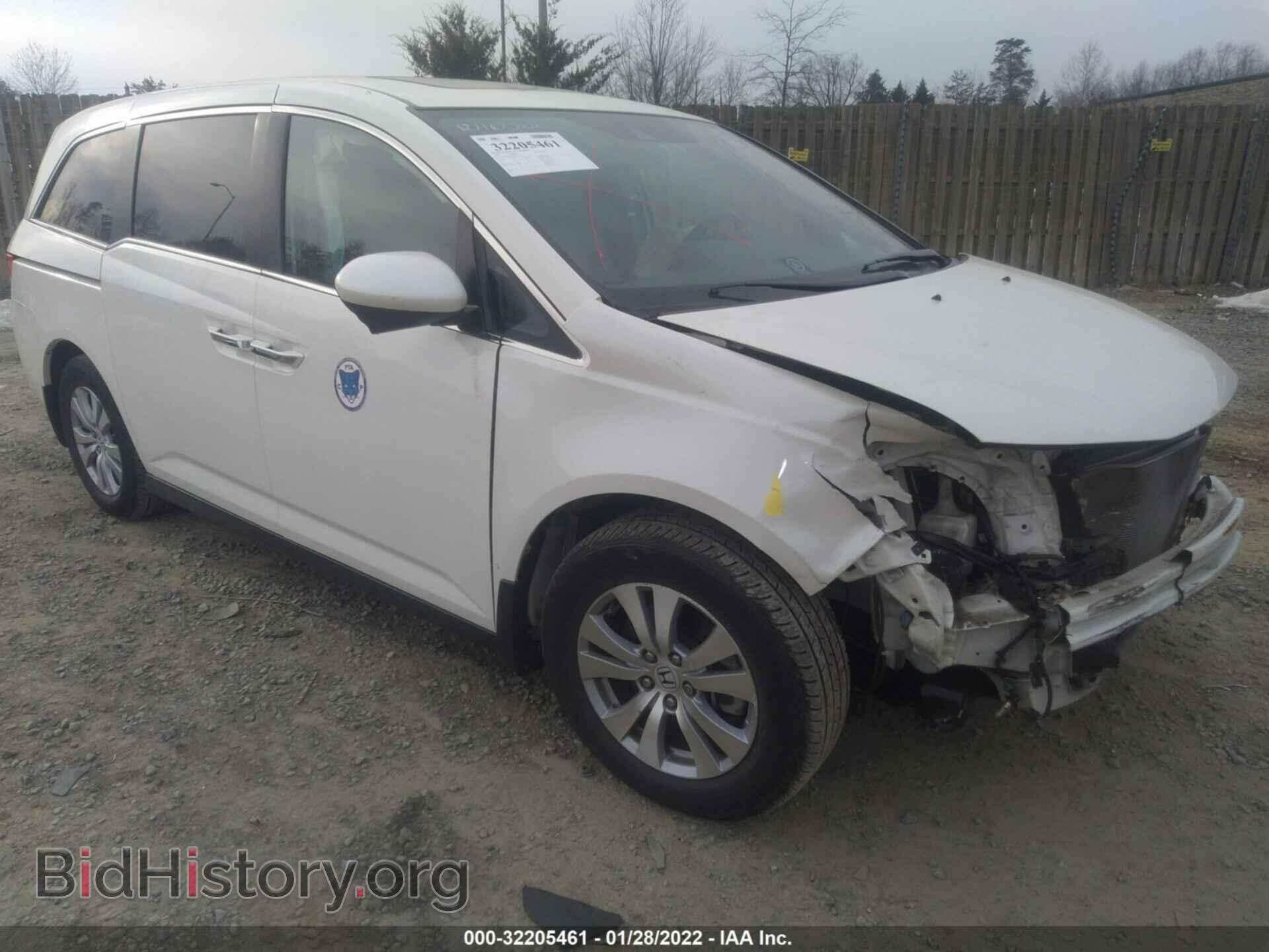 Фотография 5FNRL5H66GB149562 - HONDA ODYSSEY 2016