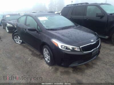 2018 Kia FORTE LX, black — VIN 3KPFK4A7XJE242519, IAAI