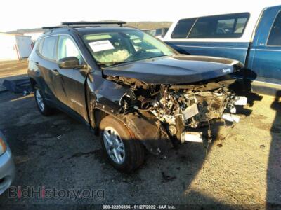 2021 Jeep COMPASS Sport, black — VIN 3C4NJDAB7MT557054, IAAI