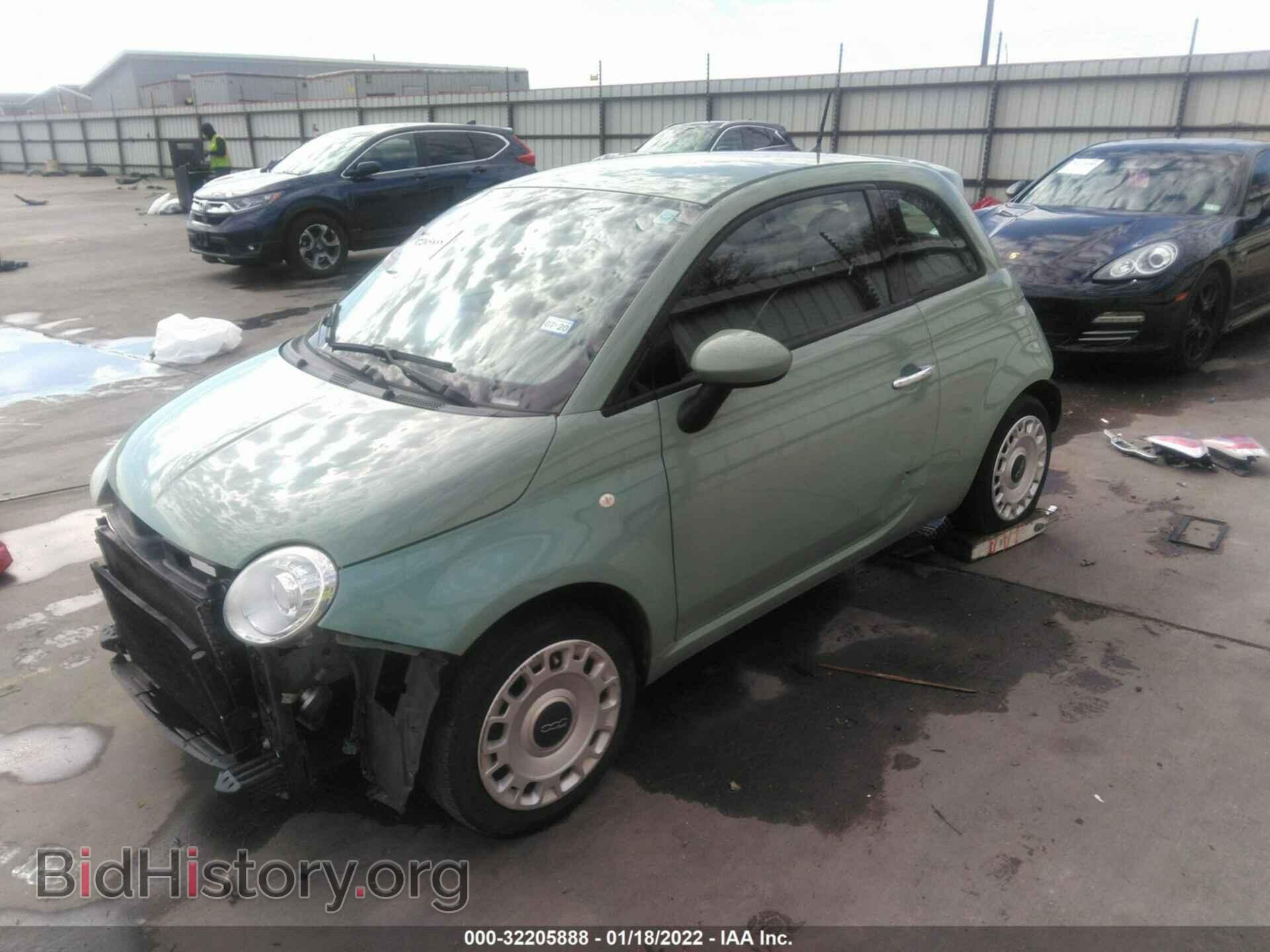 2014 FIAT 500 - VIN: 3C3CFFAR8ET288490 - Фото 2