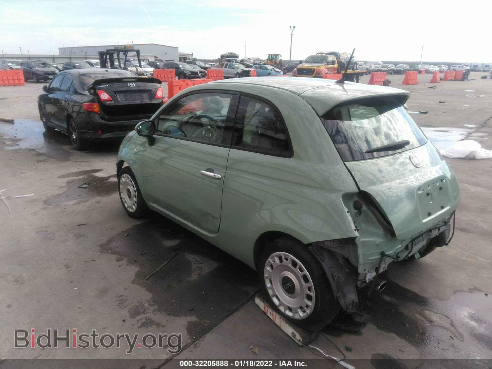 2014 FIAT 500 - VIN: 3C3CFFAR8ET288490 - Фото 3