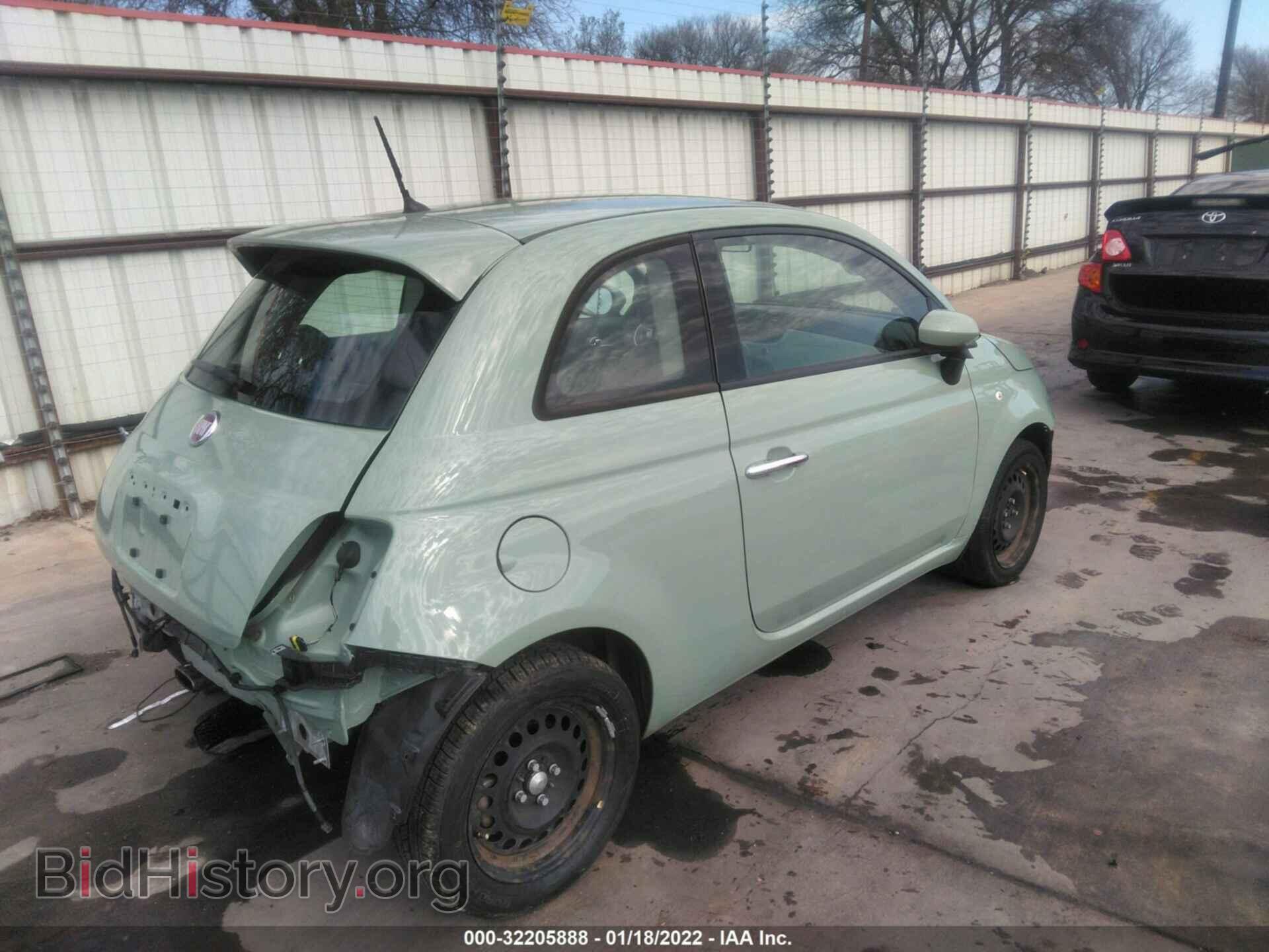 2014 FIAT 500 - VIN: 3C3CFFAR8ET288490 - Фото 4
