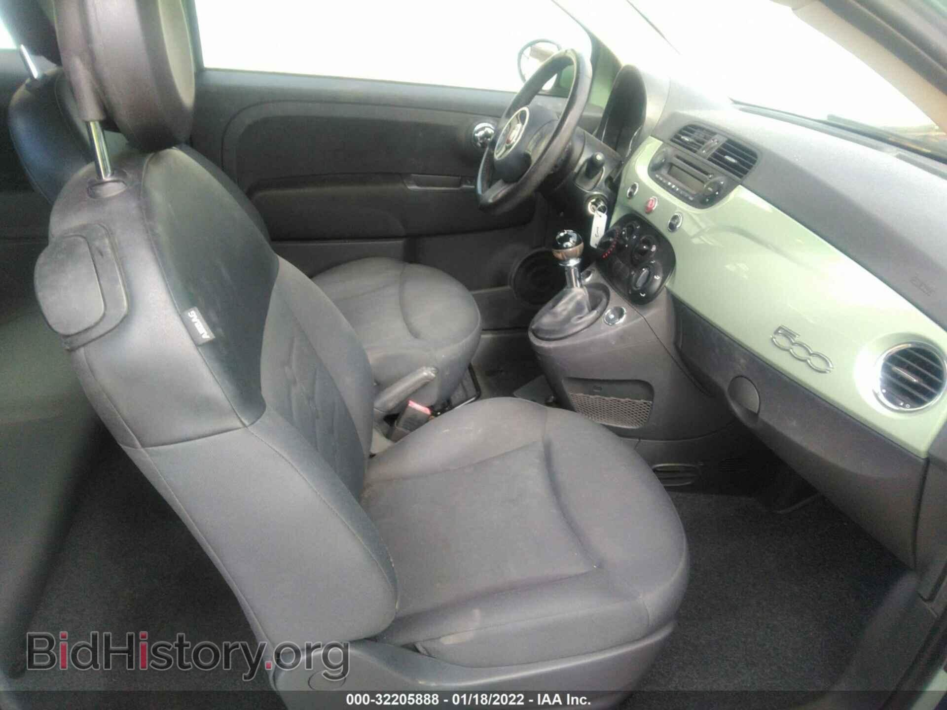 2014 FIAT 500 - VIN: 3C3CFFAR8ET288490 - Фото 5