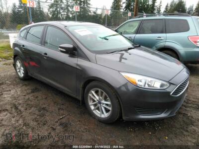 2016 Ford FOCUS SE, серый — VIN 1FADP3K27GL203656, IAAI