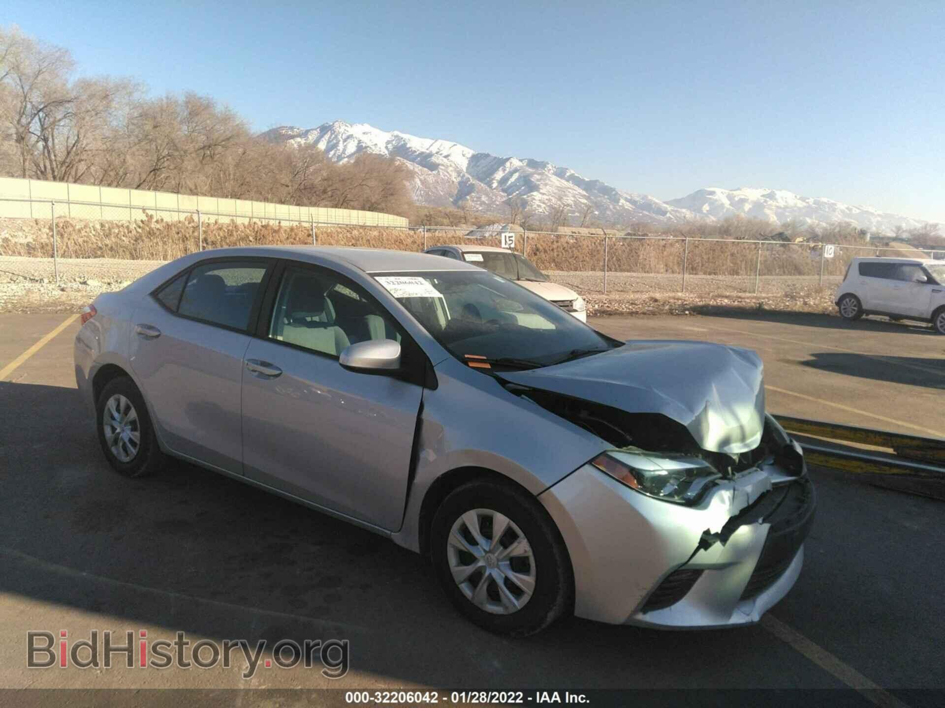 Фотография 2T1BURHE4FC428993 - TOYOTA COROLLA 2015