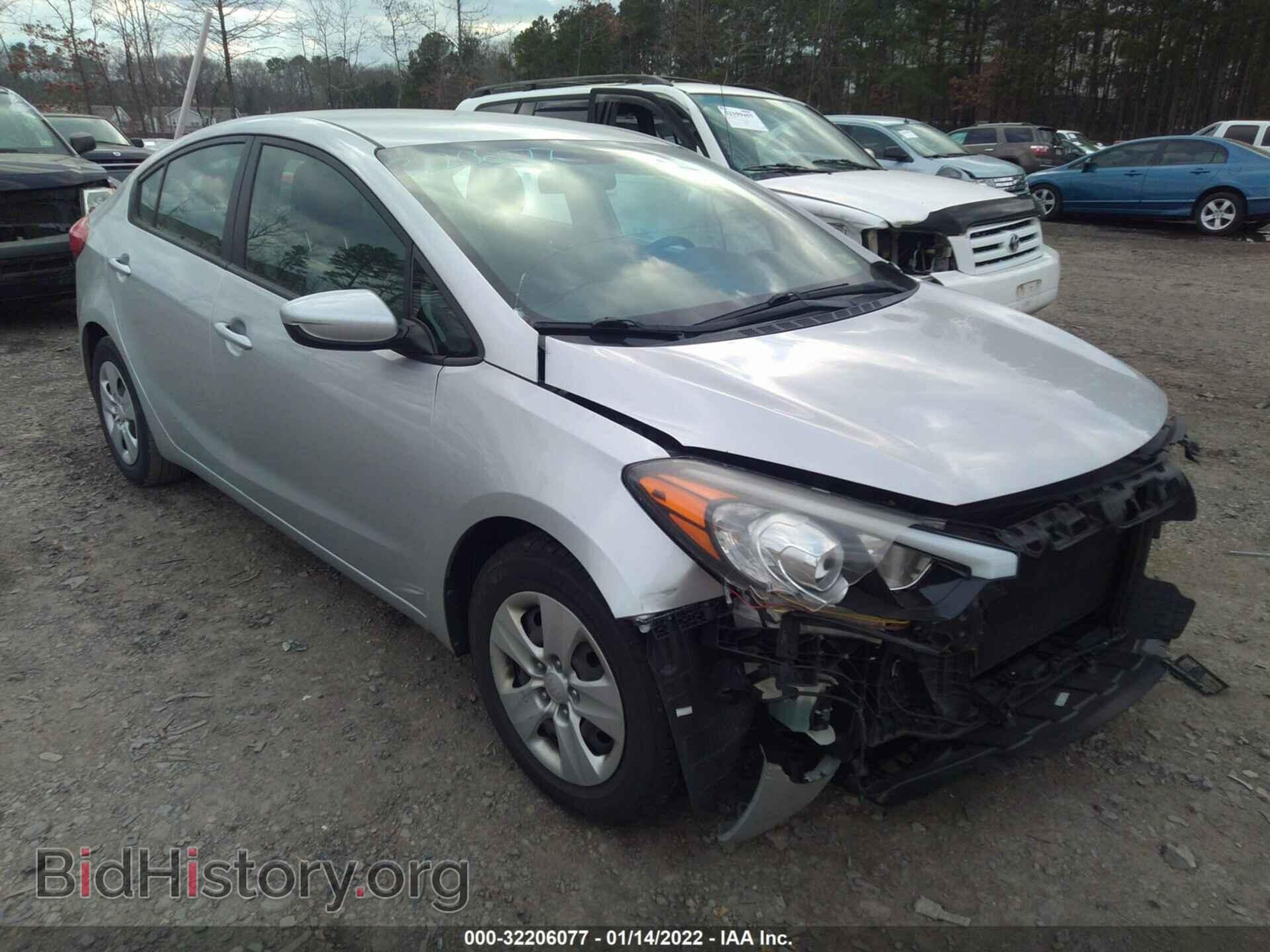 Photo KNAFK4A64G5444992 - KIA FORTE 2016