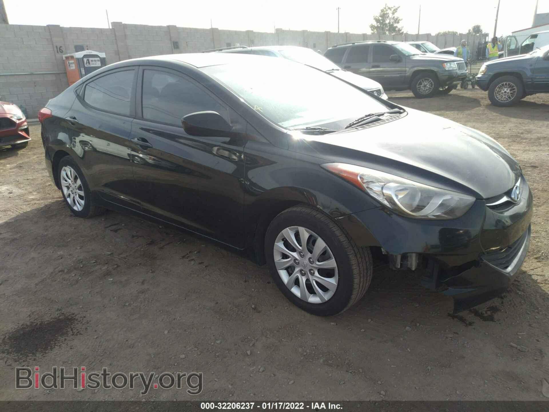 Photo 5NPDH4AE5CH069706 - HYUNDAI ELANTRA 2012