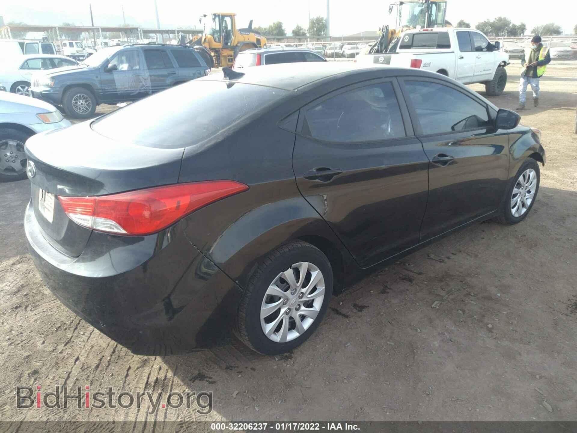 2012 HYUNDAI ELANTRA - VIN: 5NPDH4AE5CH069706 - Фото 4