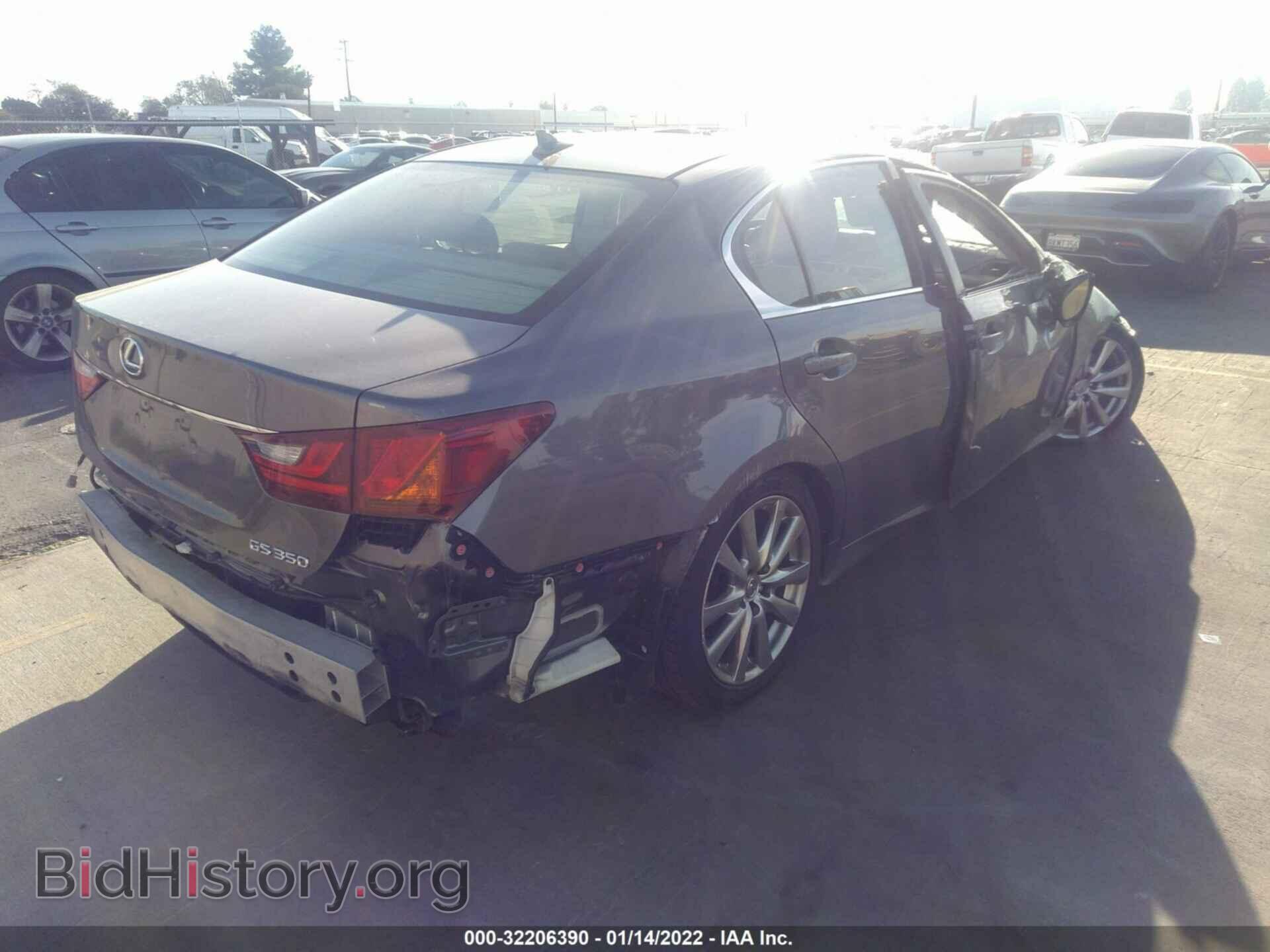 2013 LEXUS GS 350 - VIN: JTHBE1BL8D5011990 - Фото 4