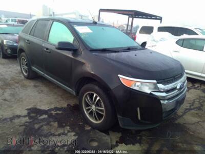 2012 Ford EDGE SEL, black — VIN 2FMDK4JC6CBA93570, IAAI