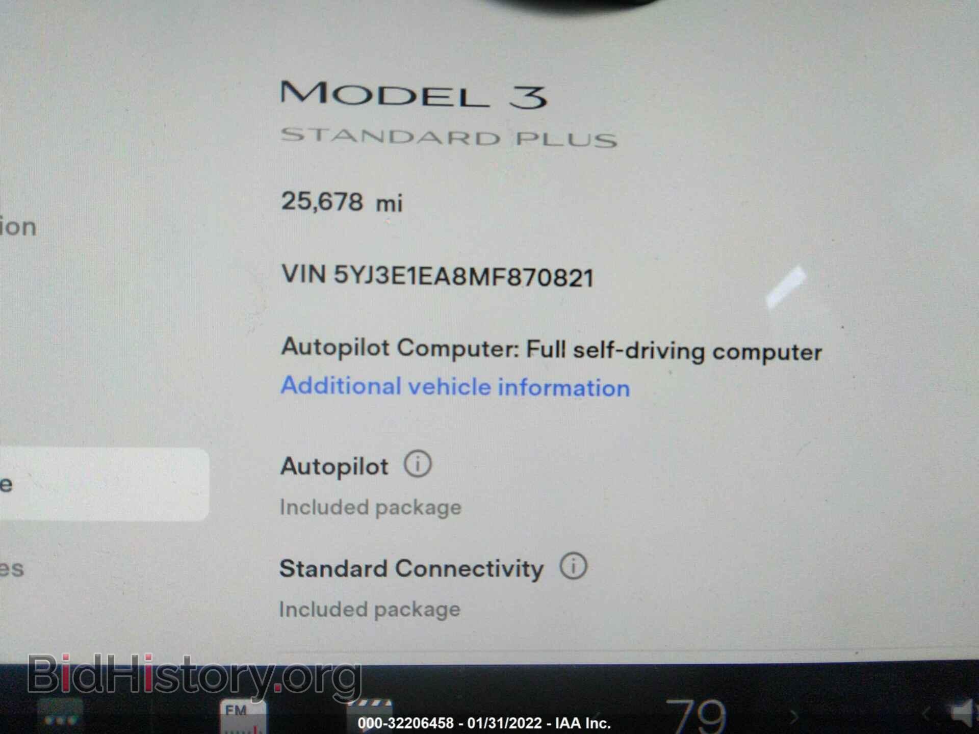 2021 TESLA MODEL 3 - VIN: 5YJ3E1EA8MF870821 - Photo 7