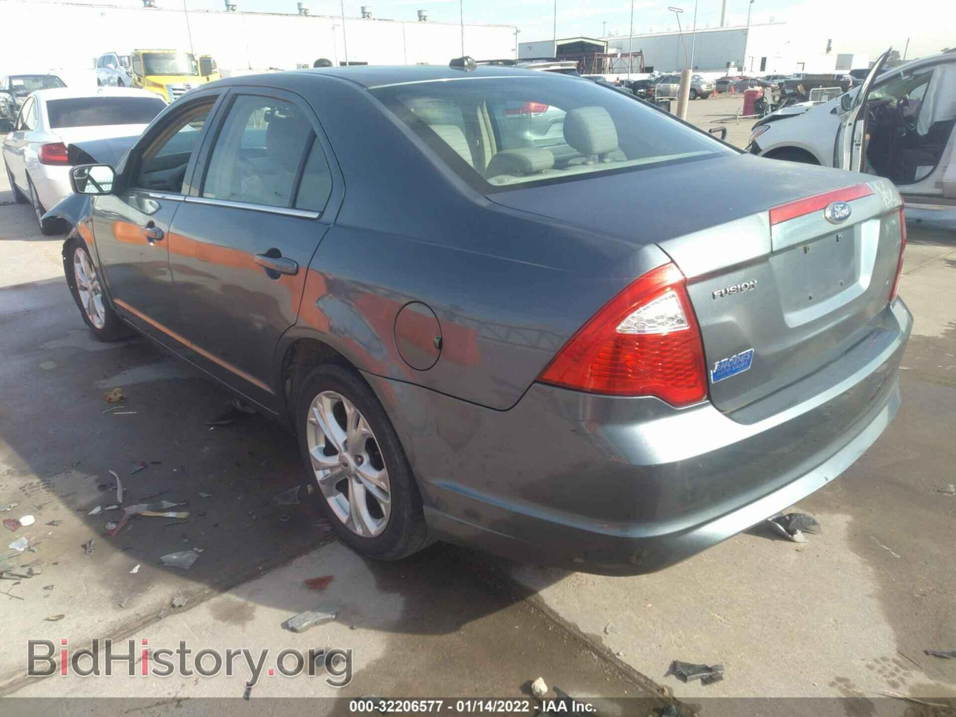 2012 FORD FUSION - VIN: 3FAHP0HAXCR219375 - Фото 3