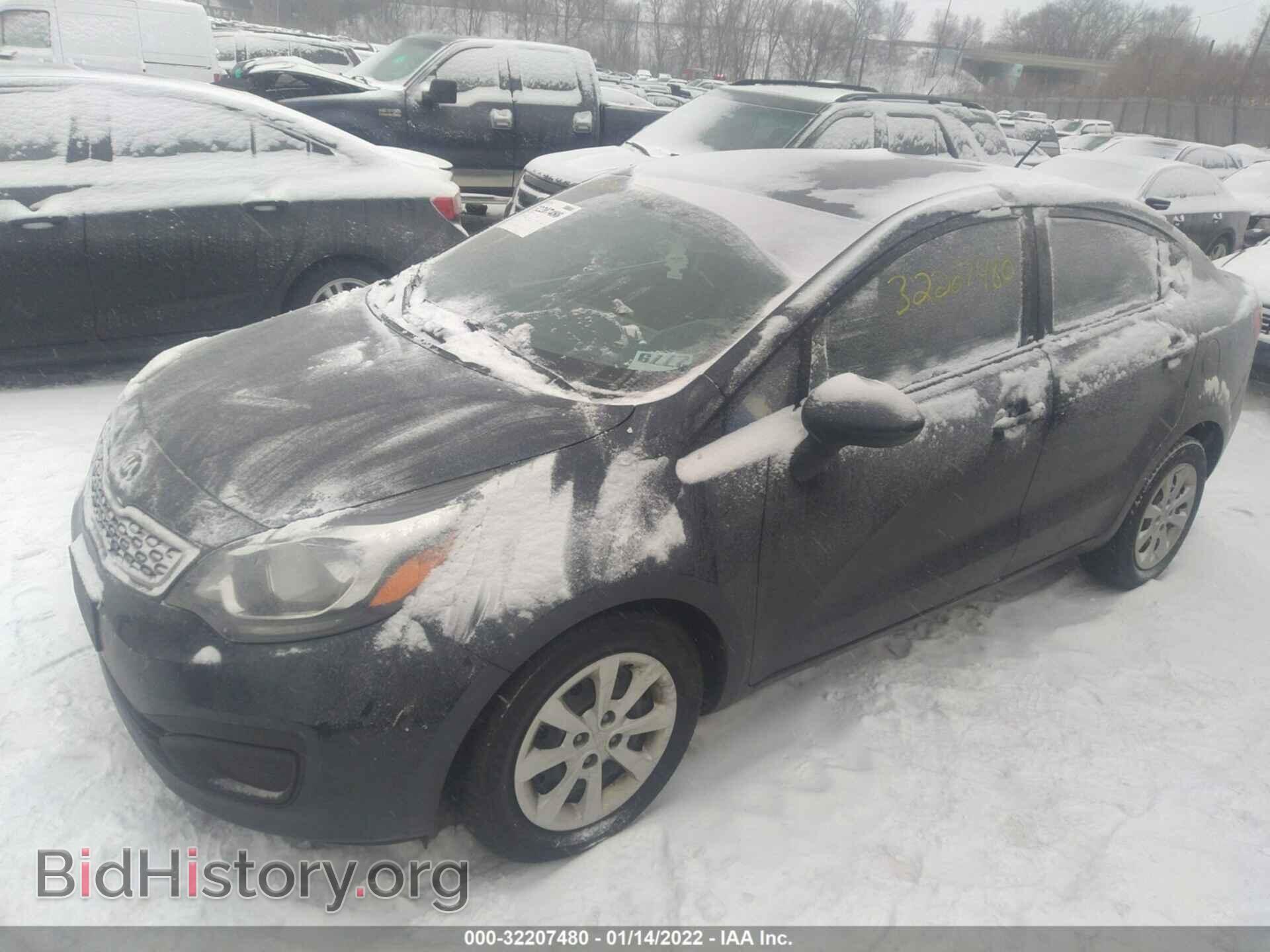 2014 KIA RIO - VIN: KNADN4A36E6332593 - Фото 2