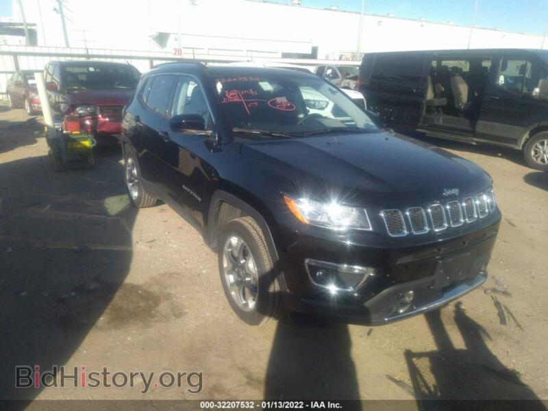 2021 Jeep COMPASS Limited (VIN 3C4NJDCBXMT593401) — фото 1 из 11, IAAI, повреждение: задняя часть