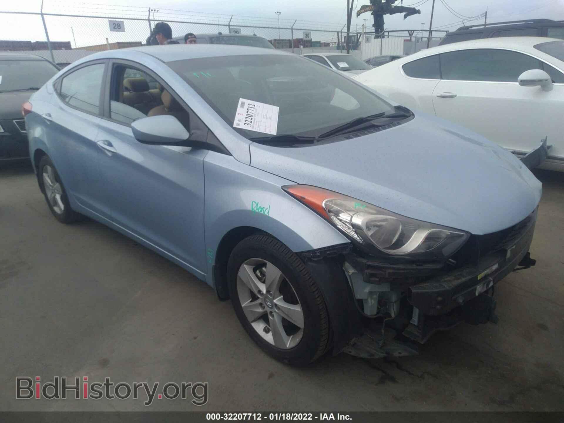 Фотография KMHDH4AE1CU323798 - HYUNDAI ELANTRA 2012