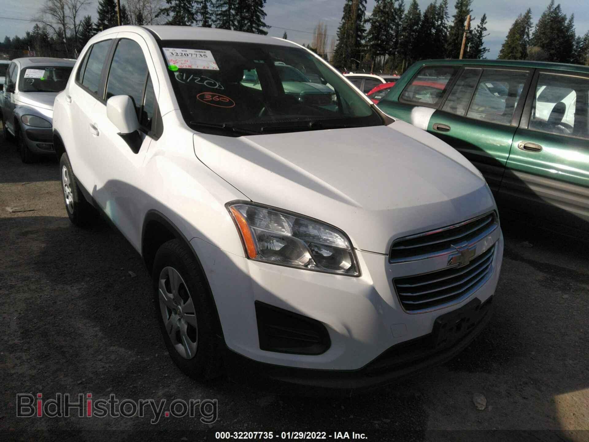 Фотография KL7CJKSB3FB084037 - CHEVROLET TRAX 2015
