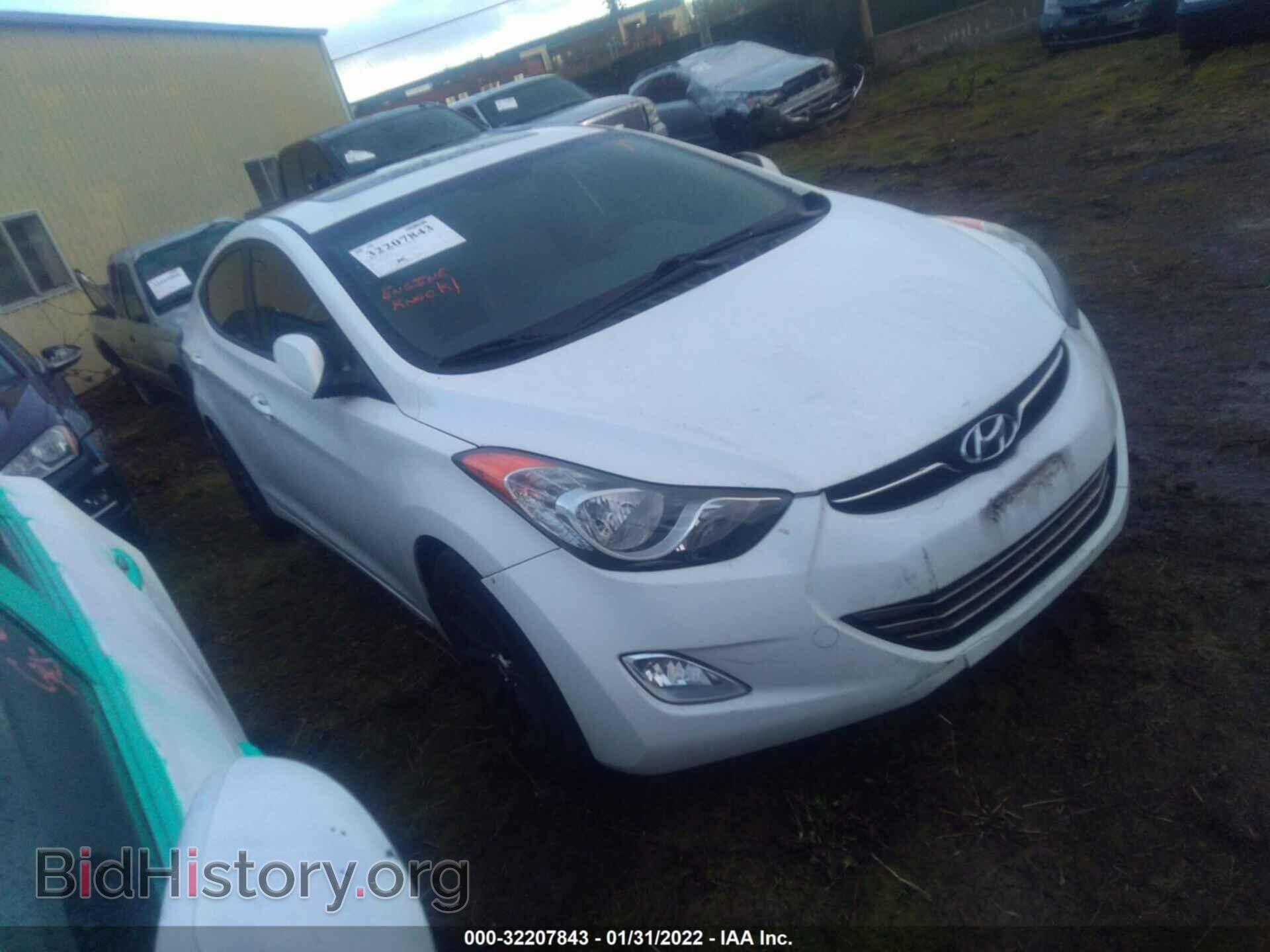 Photo 5NPDH4AE5CH109542 - HYUNDAI ELANTRA 2012