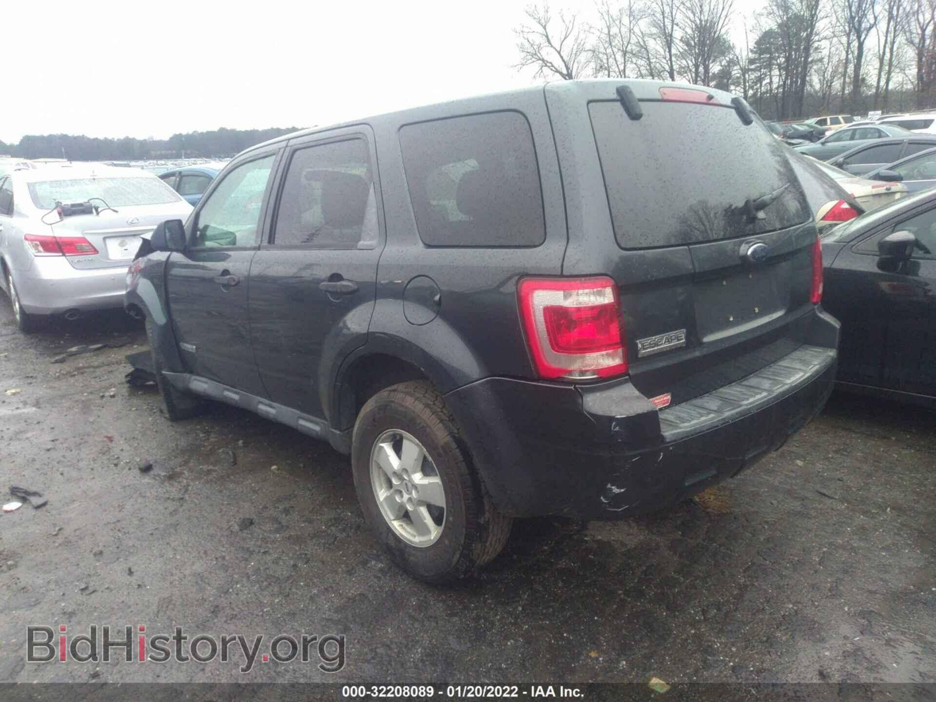 2008 FORD ESCAPE - VIN: 1FMCU02Z08KA39678 - Фото 3
