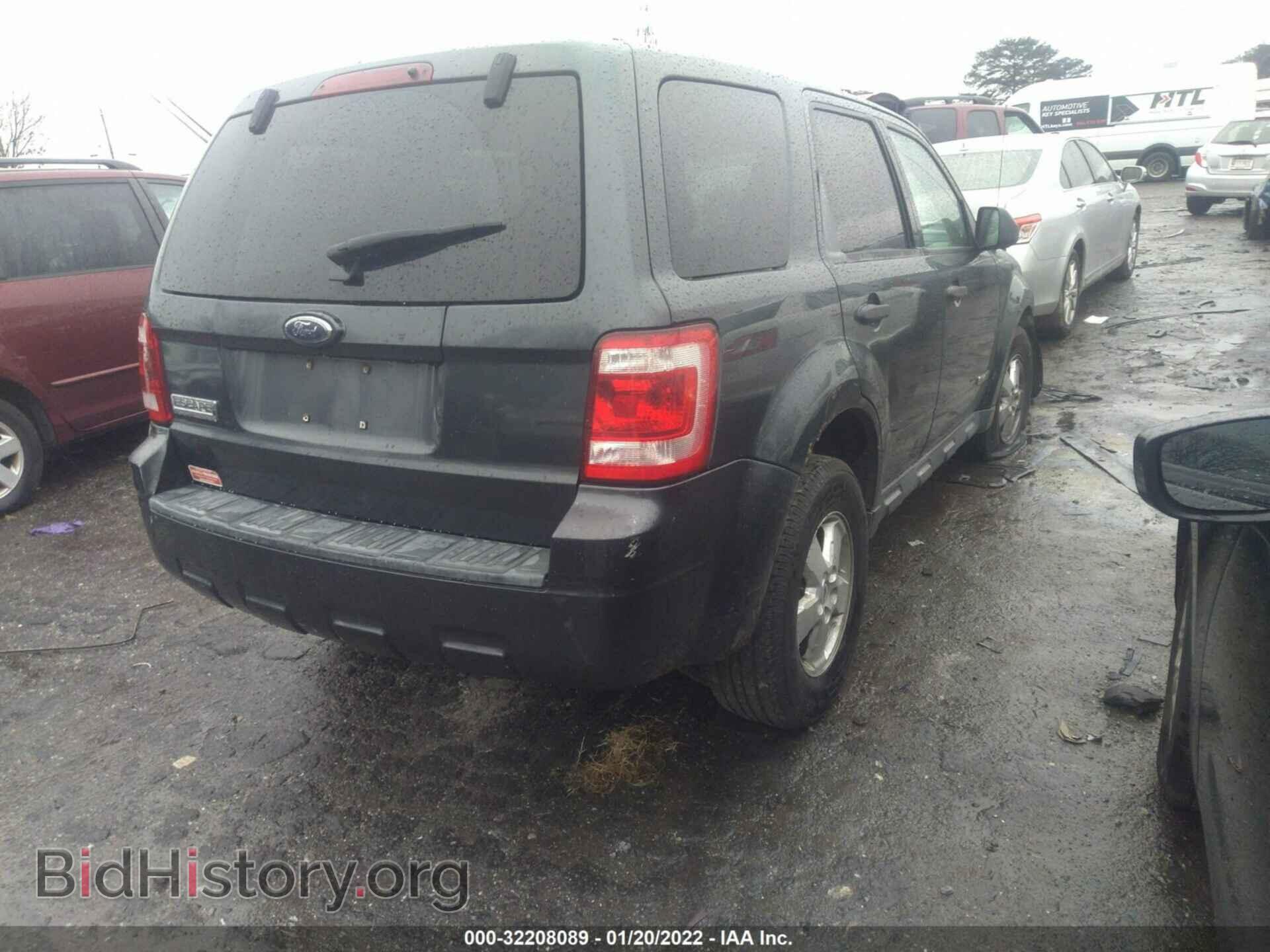 2008 FORD ESCAPE - VIN: 1FMCU02Z08KA39678 - Фото 4