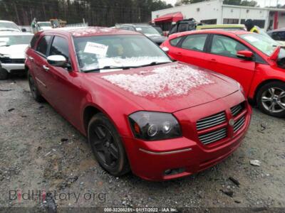2007 Dodge MAGNUM, red — VIN 2D4FV47VX7H863384, IAAI