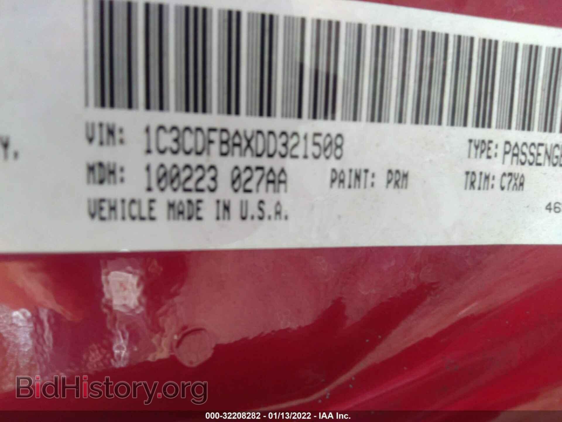 2013 DODGE DART - VIN: 1C3CDFBAXDD321508 - Photo 9