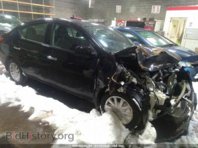 2014 Nissan VERSA SV, black — VIN 3N1CN7AP2EL816384, IAAI