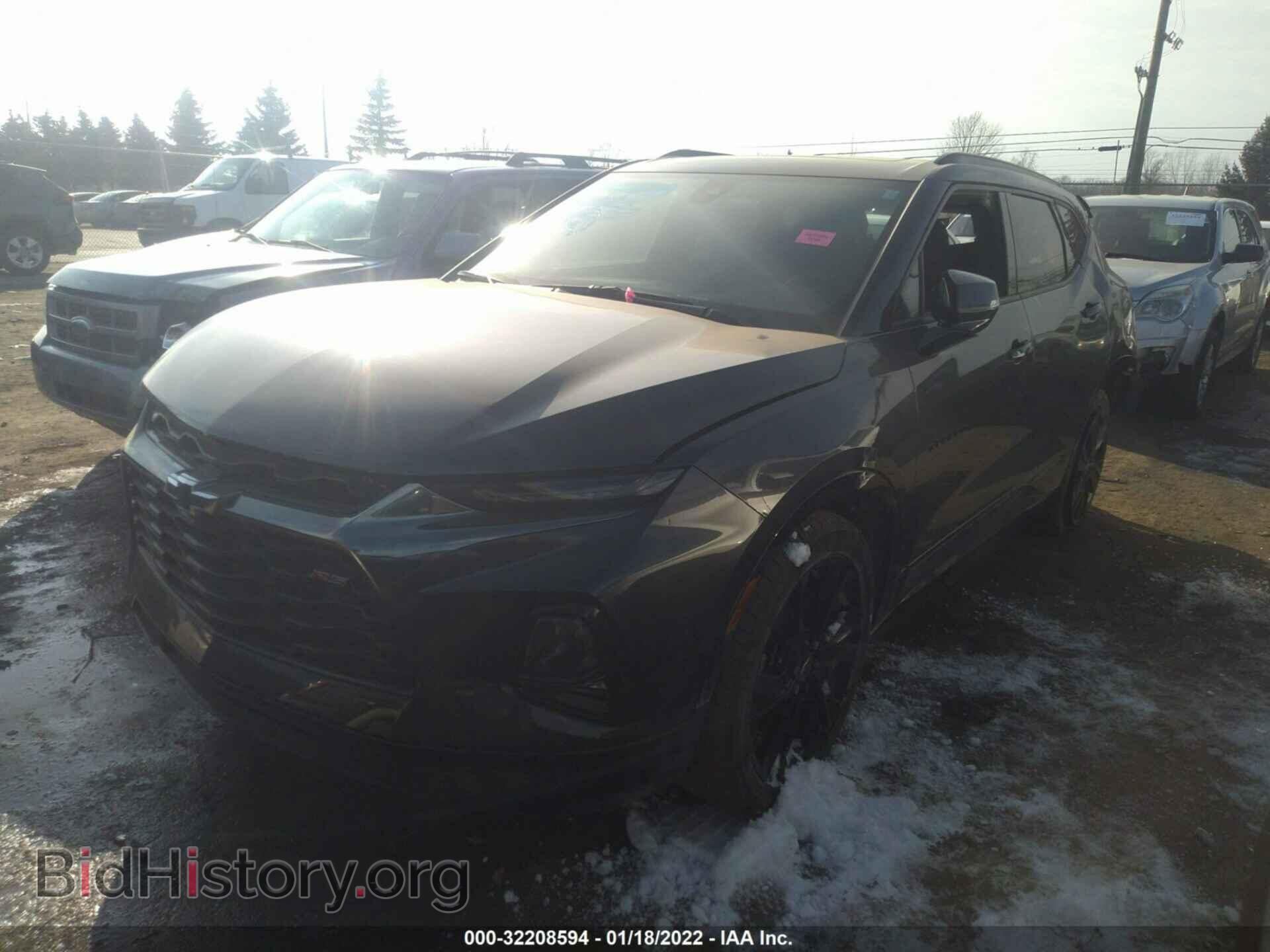 2021 CHEVROLET BLAZER - VIN: 3GNKBKRS6MS532376 - Фото 2