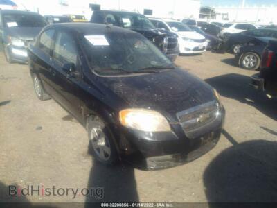 2009 Chevrolet AVEO LT W/1LT, black — VIN KL1TD56E99B327250, IAAI