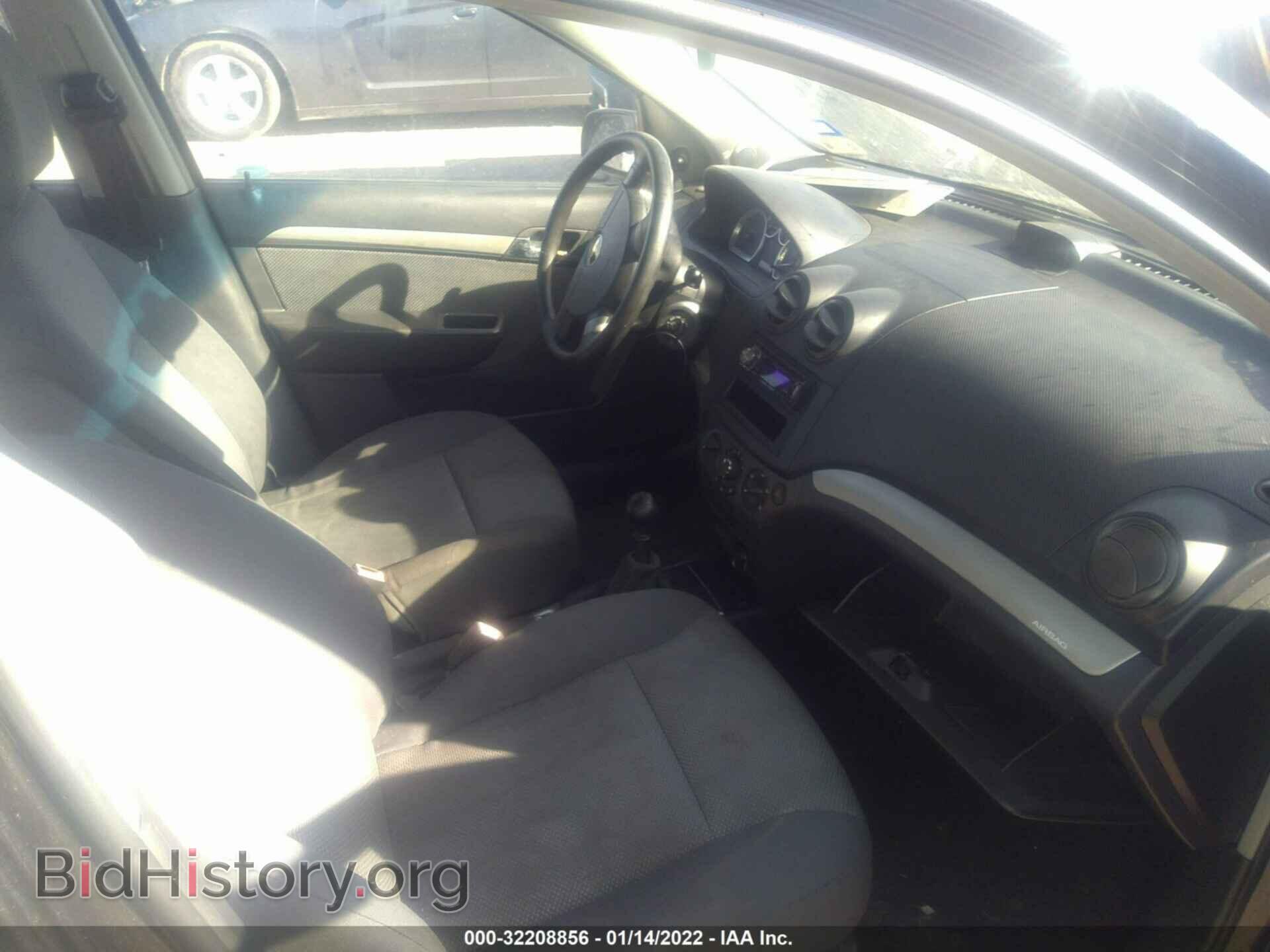 2009 CHEVROLET AVEO - VIN: KL1TD56E99B327250 - Фото 5