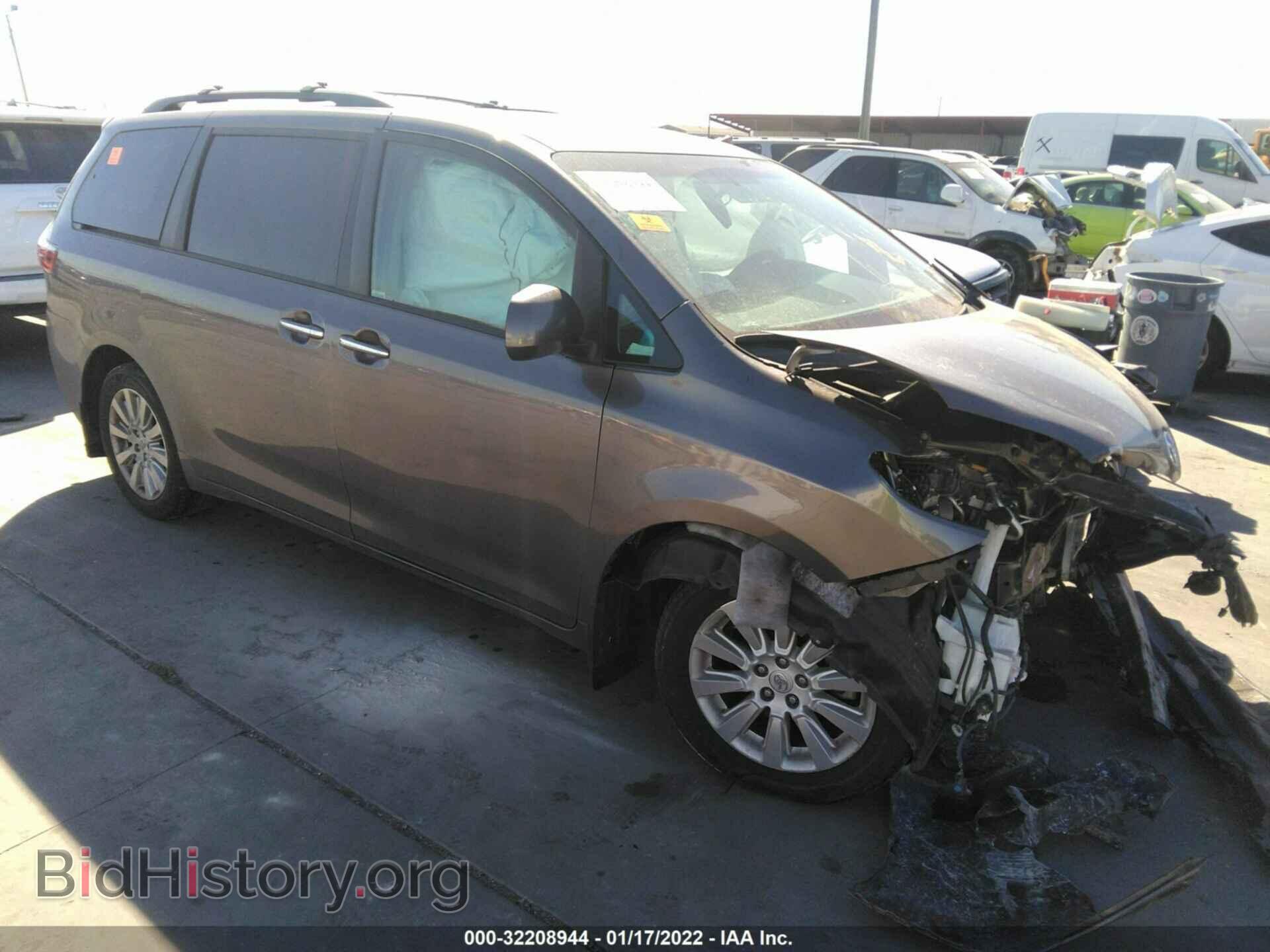 Фотография 5TDDK3DCXFS105944 - TOYOTA SIENNA 2015