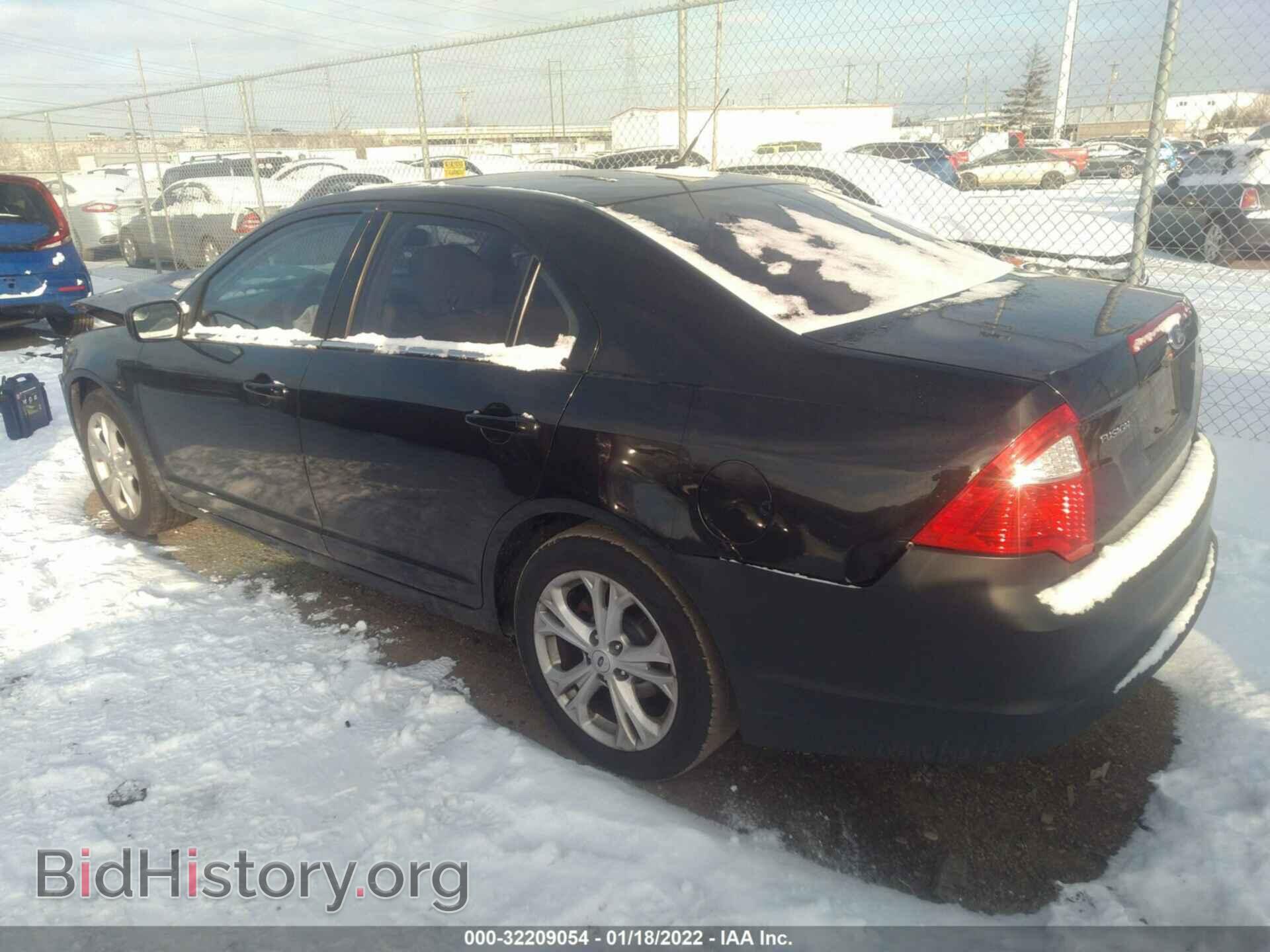 2012 FORD FUSION - VIN: 3FAHP0HA5CR326110 - Фото 3