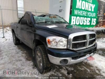 2007 Dodge RAM 2500 SLT, синий — VIN 1D7KS28A47J594517, IAAI