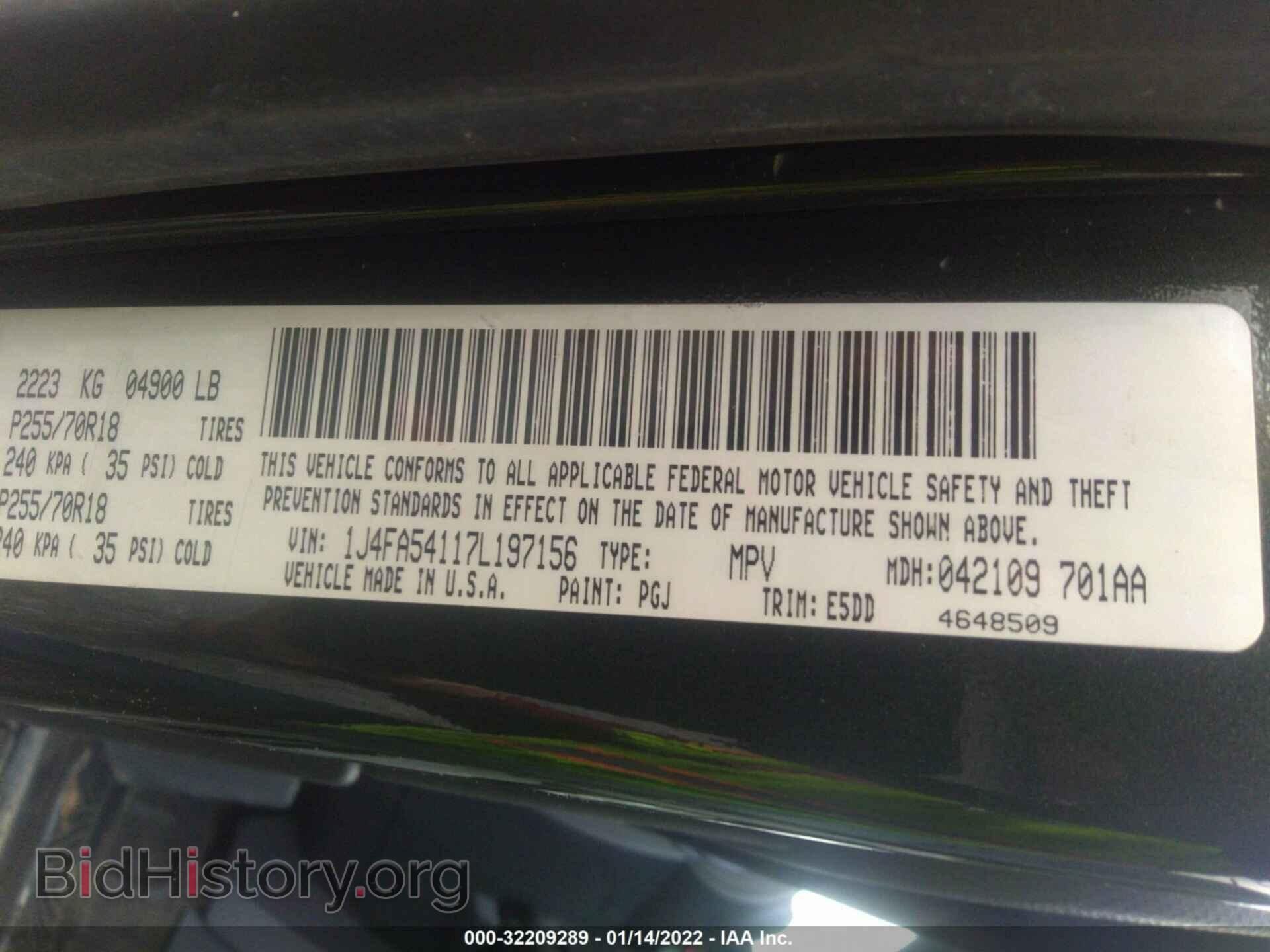 2007 JEEP WRANGLER - VIN: 1J4FA54117L197156 - Фото 9