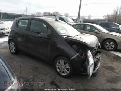2014 Chevrolet SPARK LS, черный — VIN KL8CB6S99EC433644, IAAI