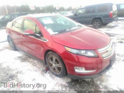 2012 Chevrolet VOLT, красный — VIN 1G1RB6E46CU127048, IAAI