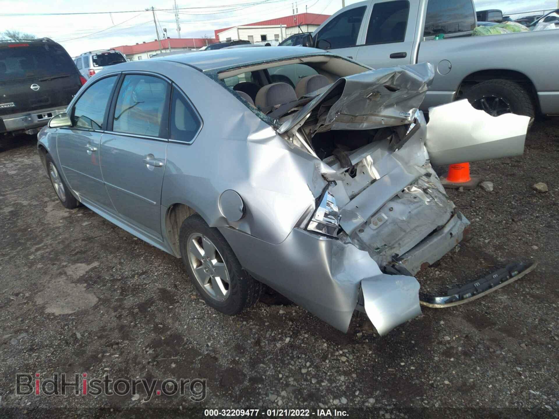 2011 CHEVROLET IMPALA - VIN: 2G1WG5EK4B1191922 - Фото 2