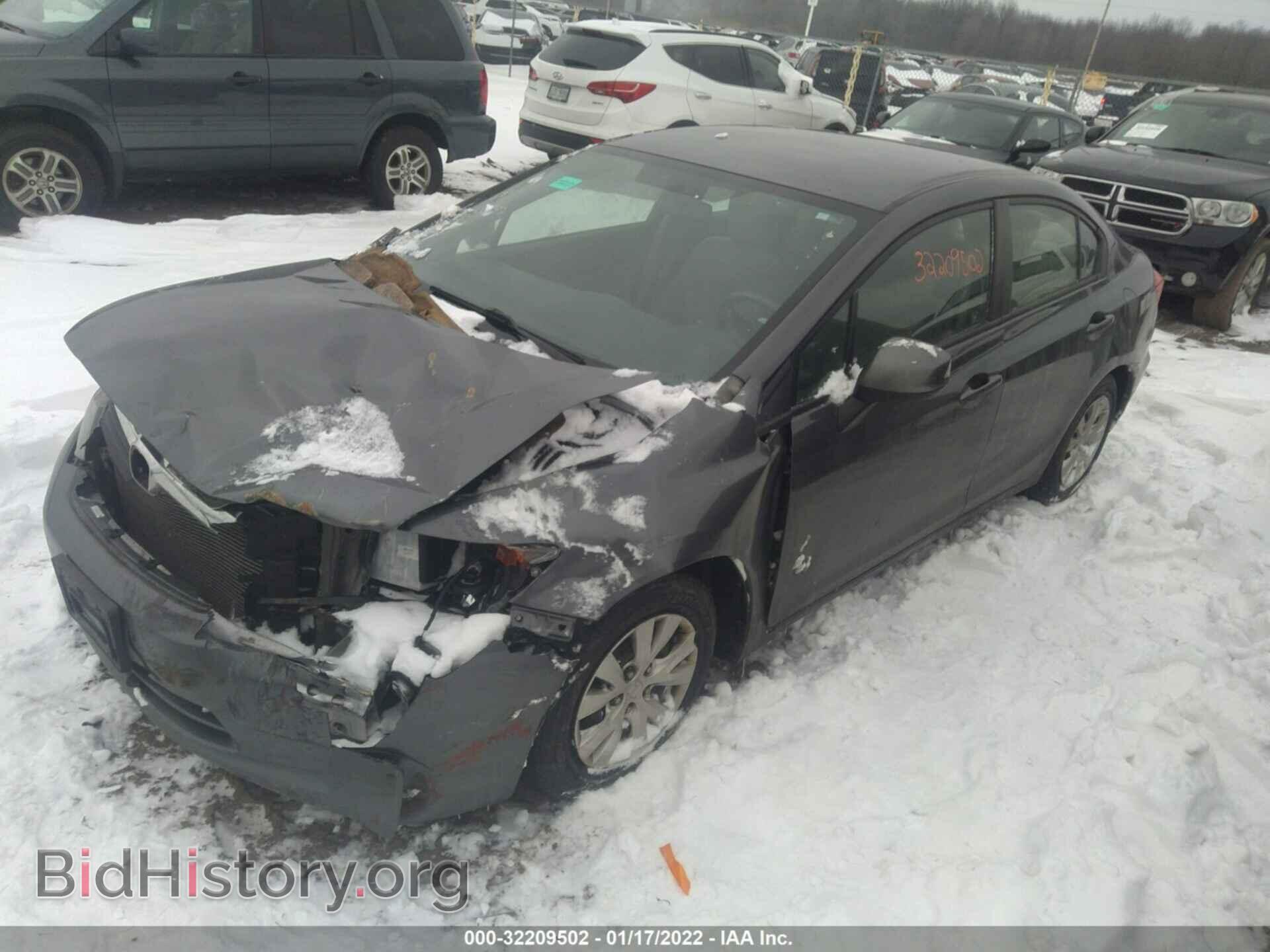 2012 HONDA CIVIC SDN - VIN: 19XFB2F57CE077415 - Фото 2