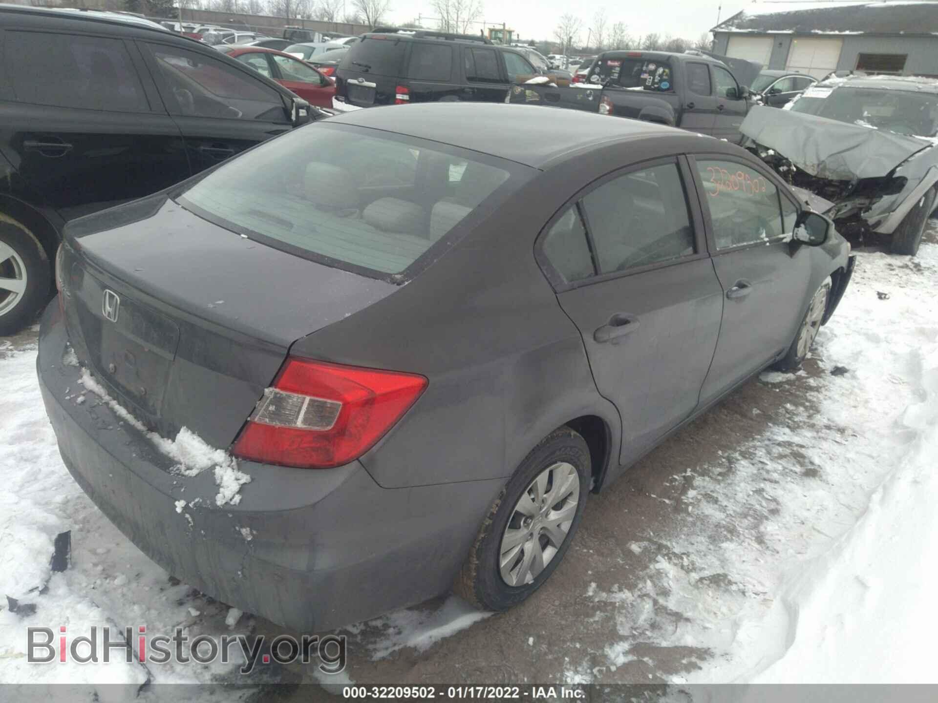 2012 HONDA CIVIC SDN - VIN: 19XFB2F57CE077415 - Фото 4
