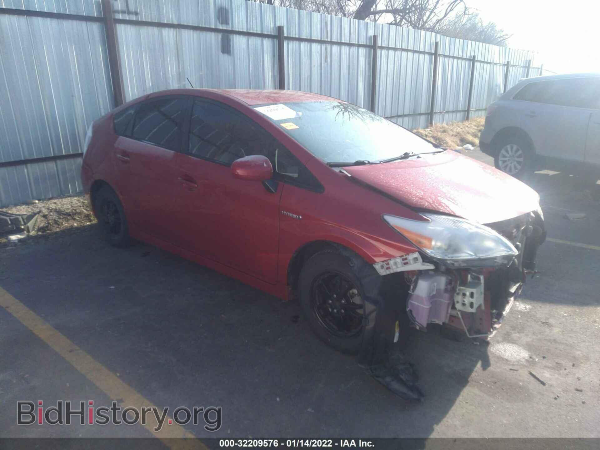Фотография JTDKN3DU4C5387359 - TOYOTA PRIUS 2012