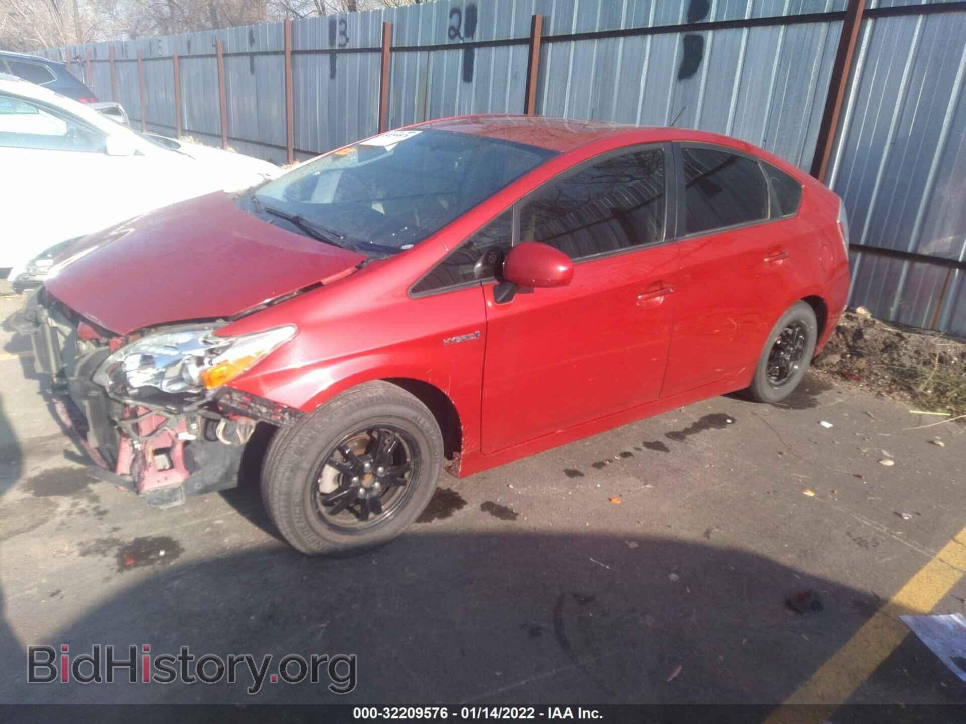 2012 TOYOTA PRIUS - VIN: JTDKN3DU4C5387359 - Фото 2