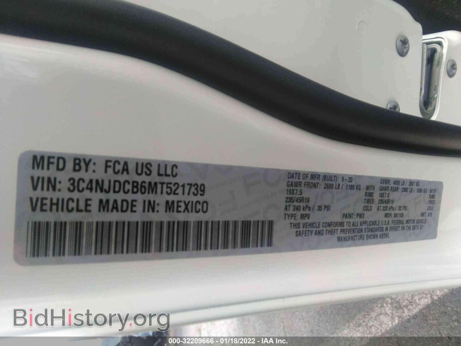 2021 JEEP COMPASS - VIN: 3C4NJDCB6MT521739 - Photo 9
