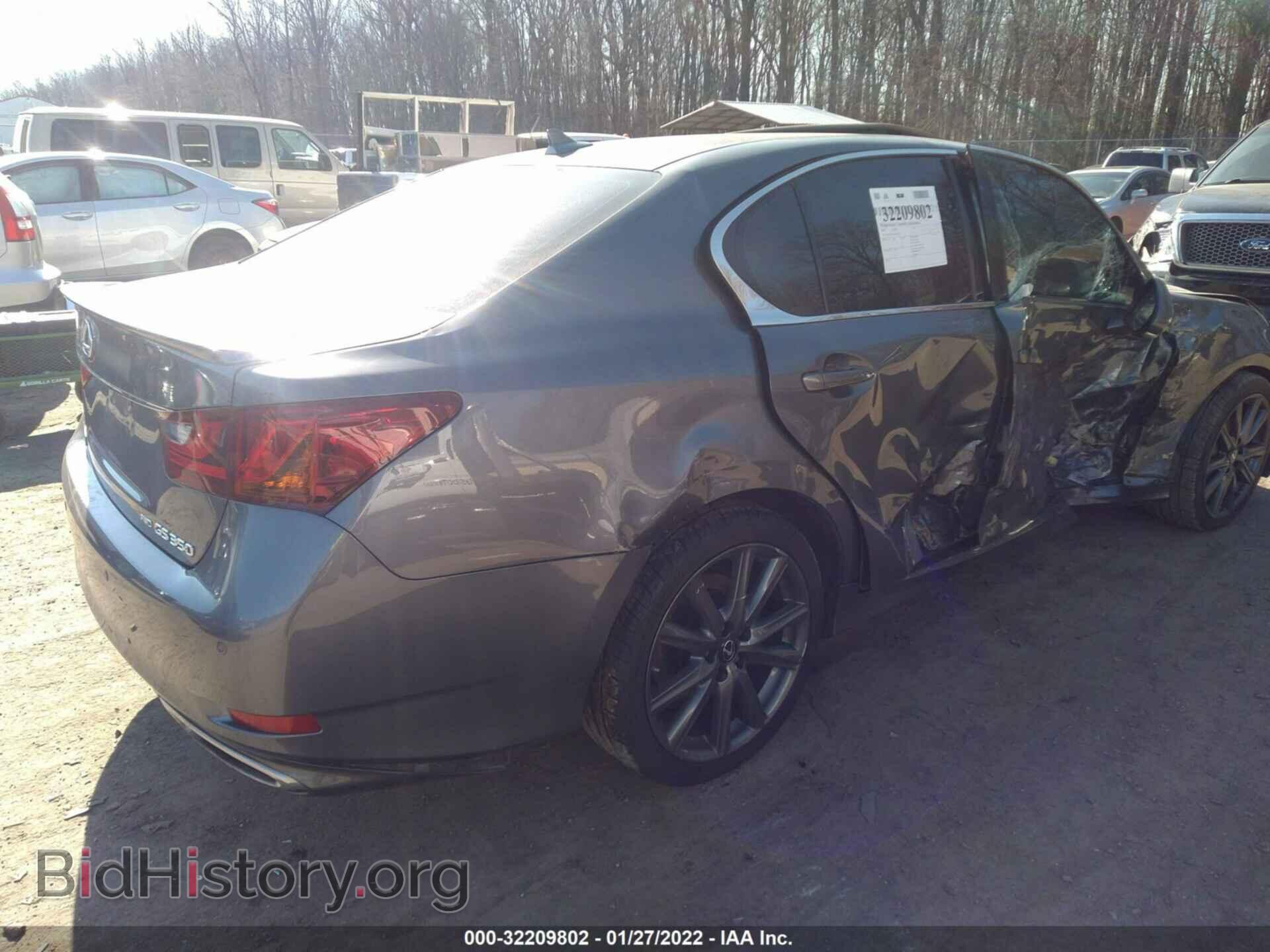 2013 LEXUS GS 350 - VIN: JTHCE1BL4D5017810 - Фото 4