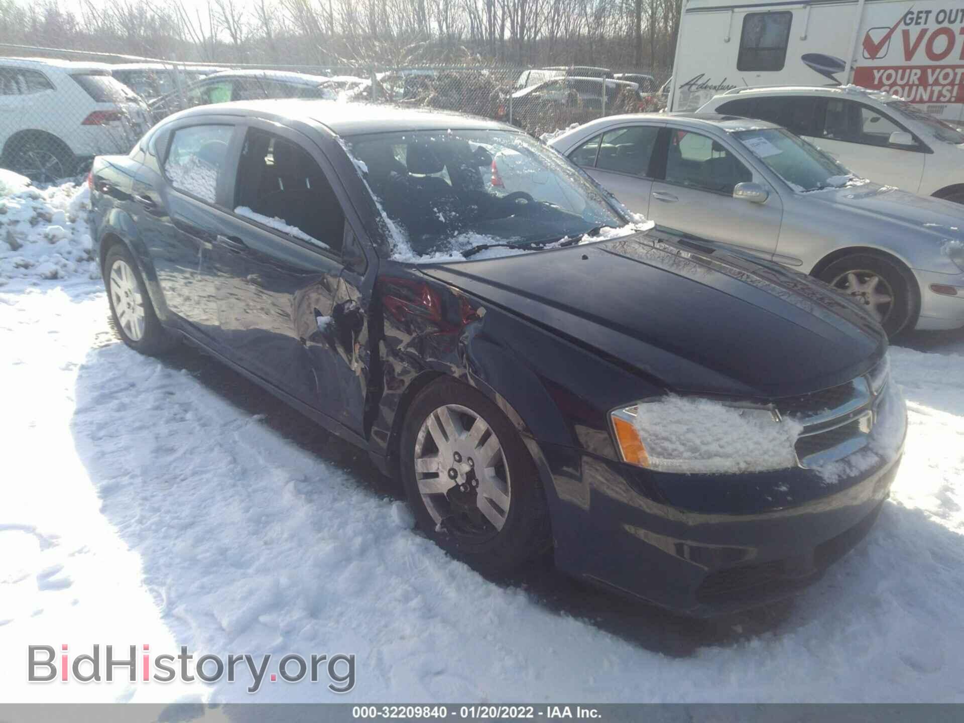 Фотография 1C3CDZAB0DN628837 - DODGE AVENGER 2013