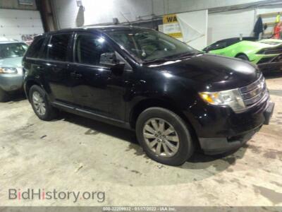 2007 Ford EDGE SEL PLUS, черный — VIN 2FMDK49C17BA61748, IAAI