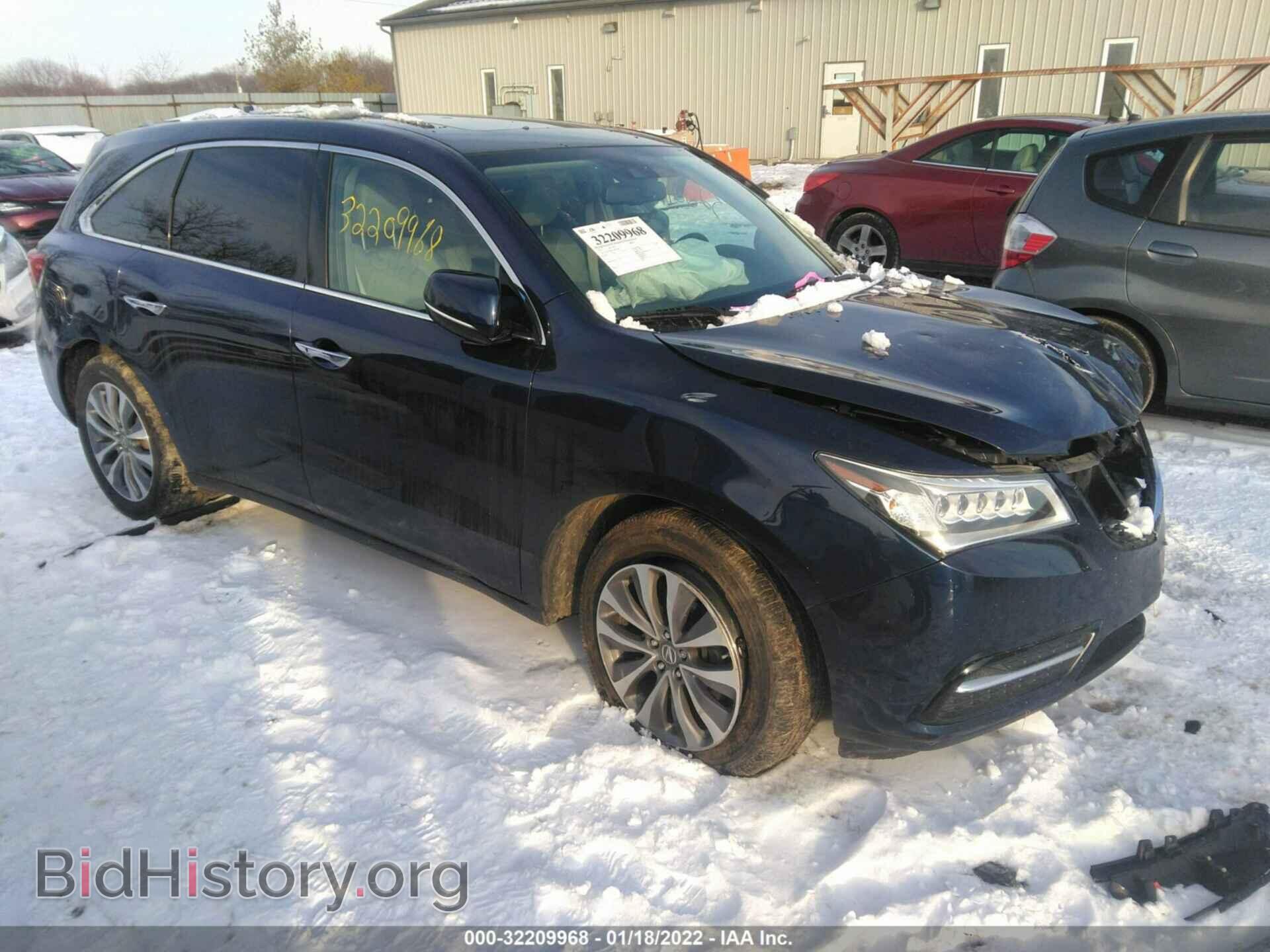 Фотография 5FRYD4H41FB017985 - ACURA MDX 2015
